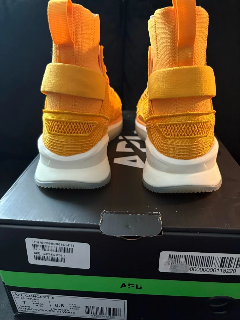 APL TechLoom Pro High-Top Sneakers - Orange